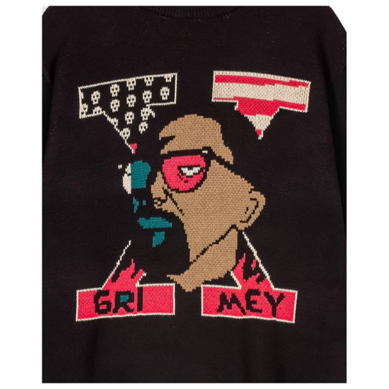Grimey Ανδρική πλεκτή μπλούζα Voodoo Child The Try Me Knit Sweater